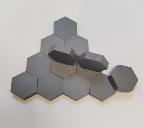 Plaque pare-balles en carbure de bore - forme hexagonale